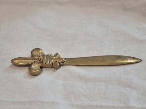 Ancien coupe papier fleur - coupe,