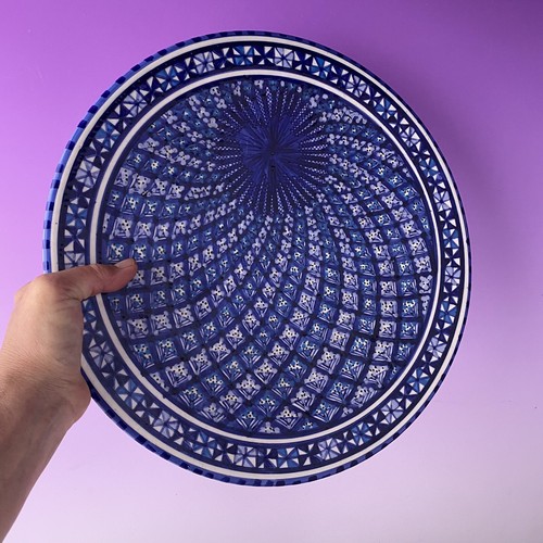 Grande assiette tunisienne - assiette,