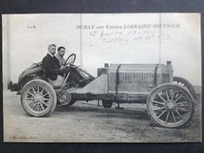 CPA 1906 Le PILOTE Arthur DURAY sur VOITURE Lorraine Dietrich COURSE AUTOMOBILE