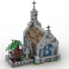 Medieval Chapel avec Graveyard
