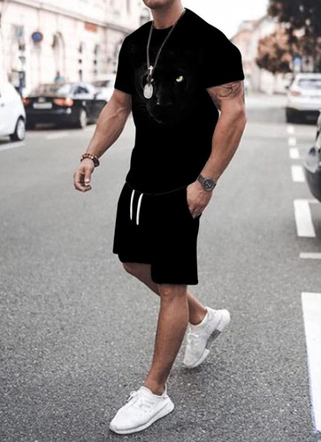 Hombre moda negro - hombre, pantera