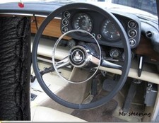 Couvre Volant En Cuir Noir