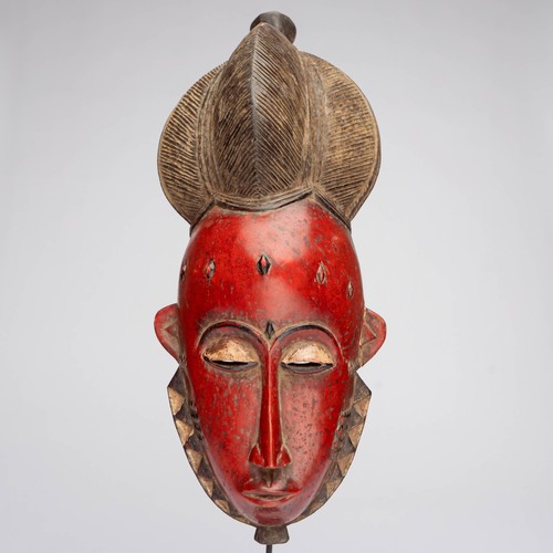 0324 masque baoule avec - avec, socle
