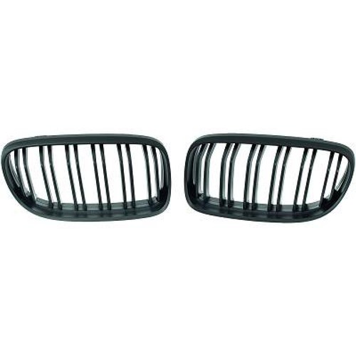 Grille radiateur mat noir - grille,