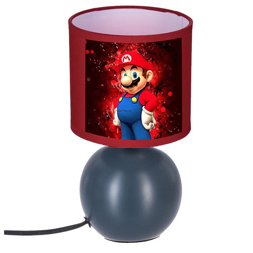 Lampe chevet rouge - et, bleu