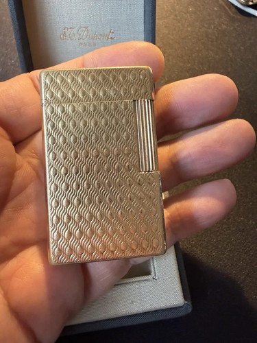 Briquet dupont plaque - or, 20
