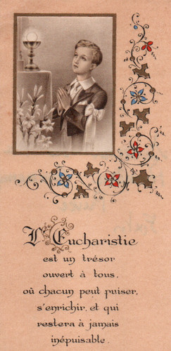 Image pieuse celluloïd - ,