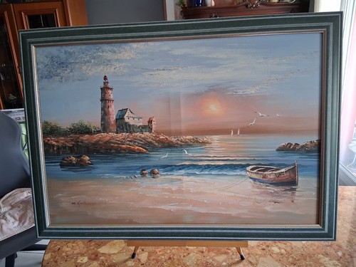 Tableau peinture huile sur - tableau,