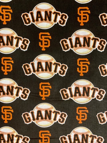 Giants cotton fabric - sf,