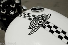 Stickers damier réservoir - damier,