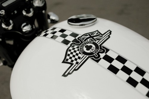 Stickers damier réservoir - damier,
