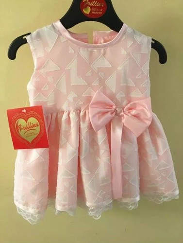 Robe été rose bébé fille