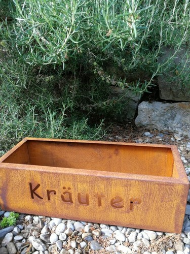Jardinière rouille noble - rouille,