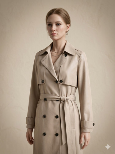 Trench beige classique camaieu - beige,