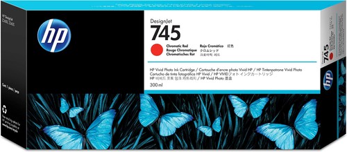 Original 745 130ml rouge - hp,