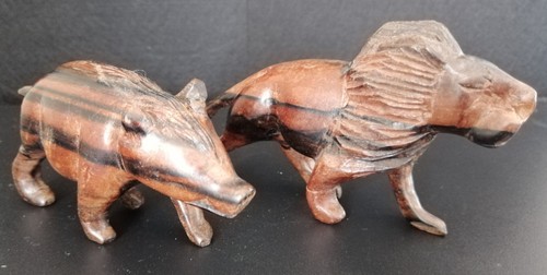 Figurines animales bois - en,