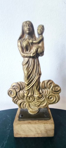 Vierge enfant sur nuages - à,