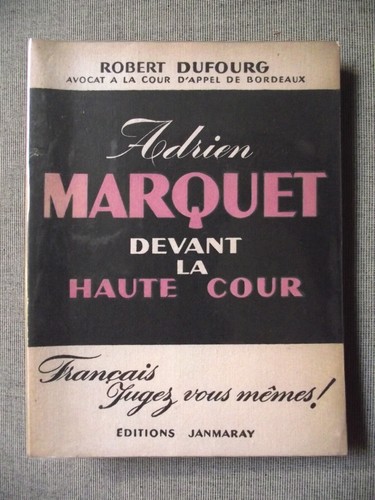 Robert dufourg adrien - dufourg, marquet