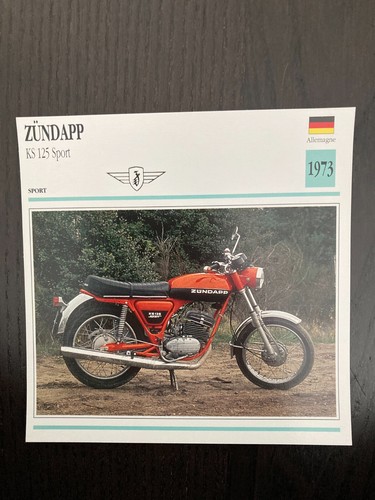 Carte fiche moto collection - fiche,