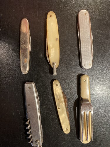 Rare lot couteaux pliants - lot,