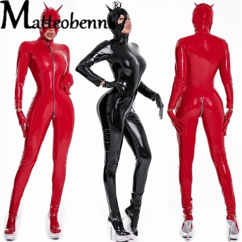 Costume diablesse latex - diablesse,