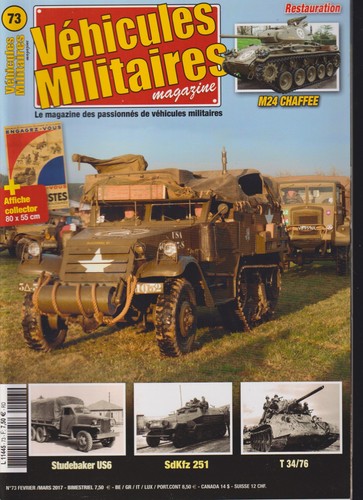 Vehicules militaires m24 - n°73,