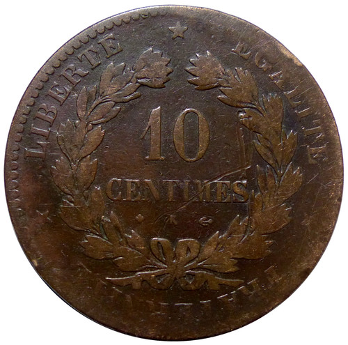 Centimes cérès 1876 k - 10,