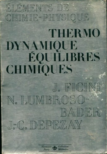 Thermodynamique équilibres - -,