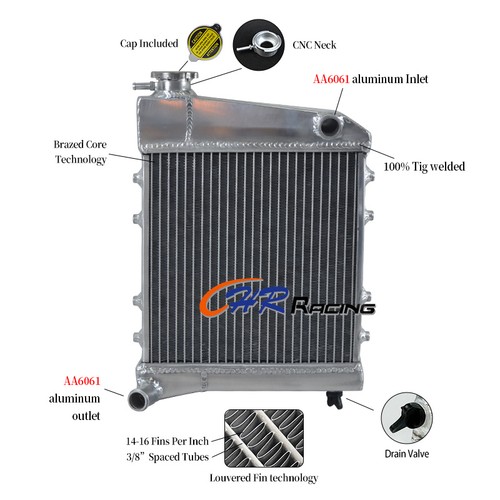 Aluminum radiator fit - fit, austin