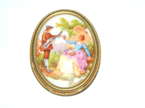 Jolie broche limoges - jolie,