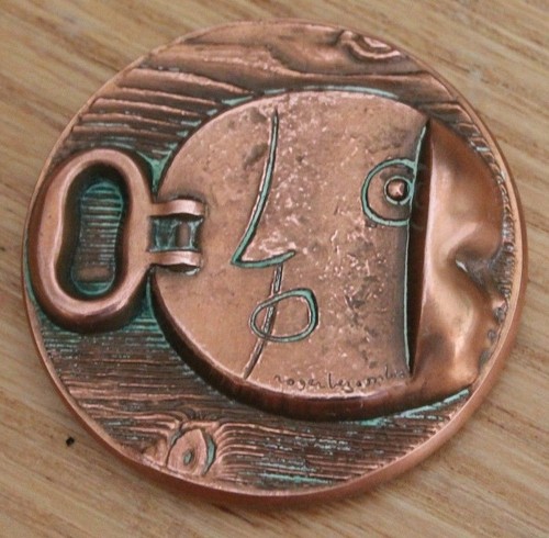 Médaille 1970 signée - médaille,
