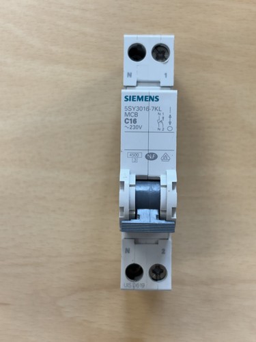 Disjoncteur siemens 16a c16 - 16a,,