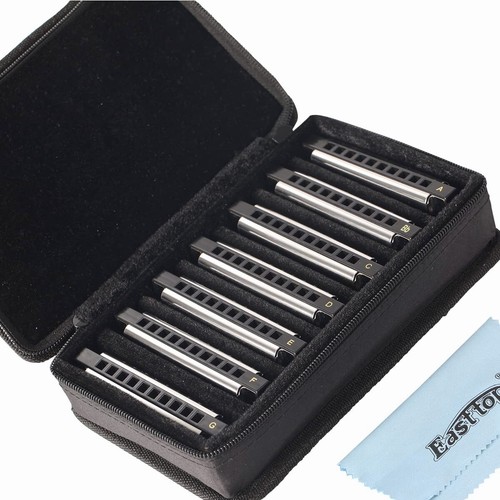 Easttop lot harmonicas - de, 7