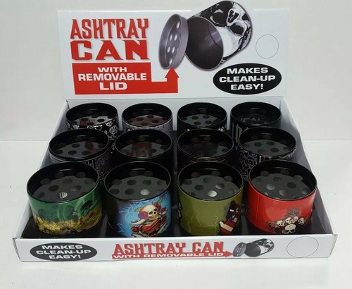 Can ashtray collectible 12pc - ashtray,