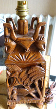 Superbe lampe bois - en, bois,décor