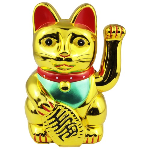 Chat chanceux signe - , porte