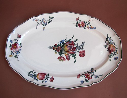 Plat ovale service vieux - service,