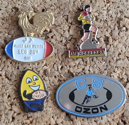 Lot pin rugby sport ballon - lot,