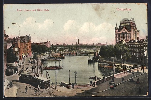 Carte postale rotterdam vieux - carte,
