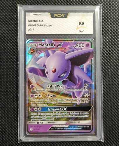 Carte gradée pokémon mentali