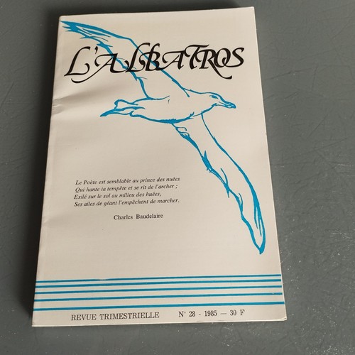 Albatros revue de poemes - 'albatros,