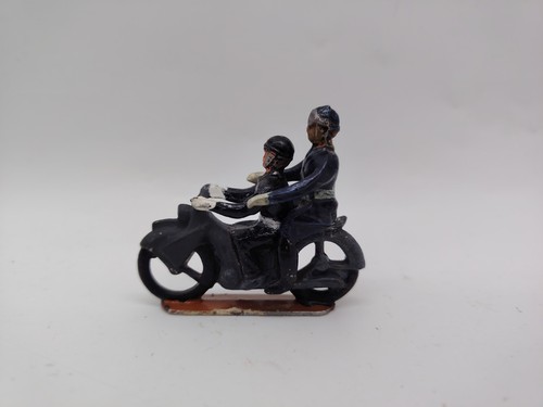 Figurine alu motard - en,