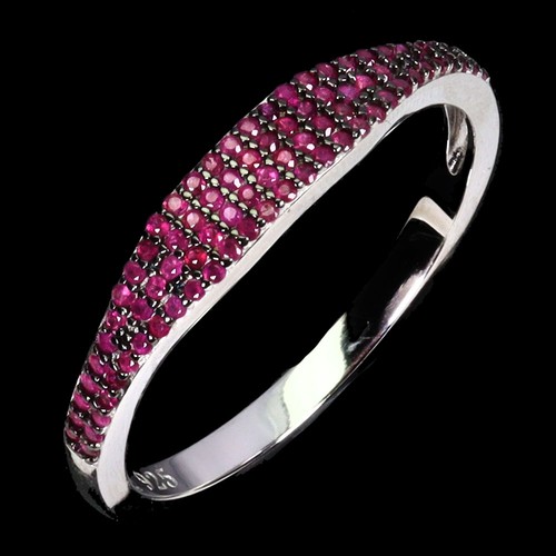 Bague gemme naturelle rubis - bague,