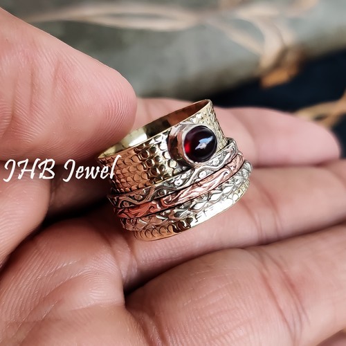 Bague toupie anti stress - anti-stress, en