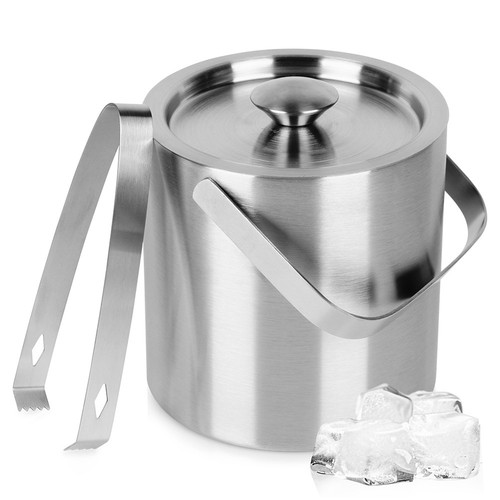 Seau glace inox avec - à,