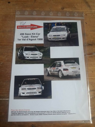 Decals ref 496 saxo kit - 496,