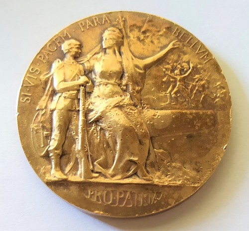Médaille bronze poinçon - en, (poinçon
