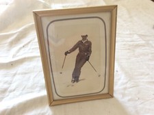 Ancien cadre photo skieur - de,