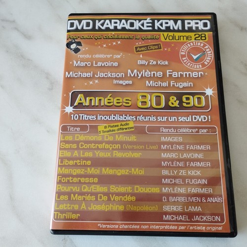 Dvd karaoke kpm - , vol