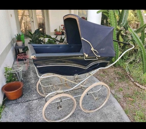 Vintage silver cross - vintage, pram